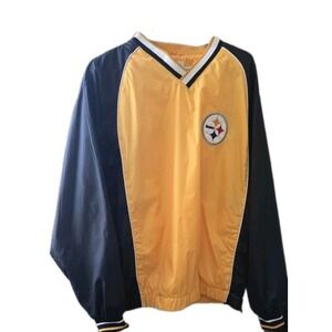 NFL PITTSBURGH‎ STEELERS Pullover Windbreaker NWOT SZ Lg